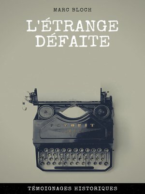 cover image of L'étrange Défaite